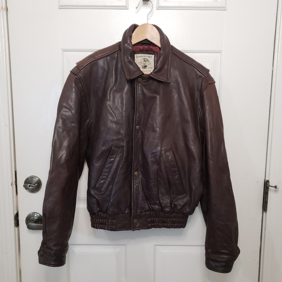 Aviator Bomber Jacket VINTAGE Banana Republic - Picture 1 of 12